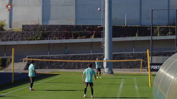Portugal’s last training session before Ireland clash